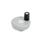 GN 923 Scheibenhandräder, Aluminium, kunststoffbeschichtet Form: R - mit drehbarem Griff
Farbe: SR - silber, RAL 9006, strukturmatt
d<sub>1</sub>: 50...63 - Scheibenhandrad
