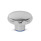 GN 5435 Boutons étoile, Inox, conception hygiénique Finition: PL - Poli (Ra < 0,8 µm)
Matériau (anneau d'étanchéité): F - FKM