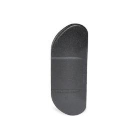 GN 120.2 Pletinas de guía y protección, Plástico, para cierres Tipo: B - Montaje con almohadilla adhesiva
