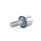 GN 1580 Tornillos, acero inoxidable, diseño higiénico Acabado: PL - Pulido (Ra < 0,8 µm)
Material (anillo de sellado): F - FKM
