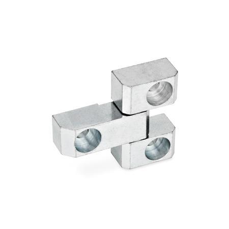 GN 129.3 Hinges, Steel, Consisting of Three Parts Length l<sub>1</sub>: 66