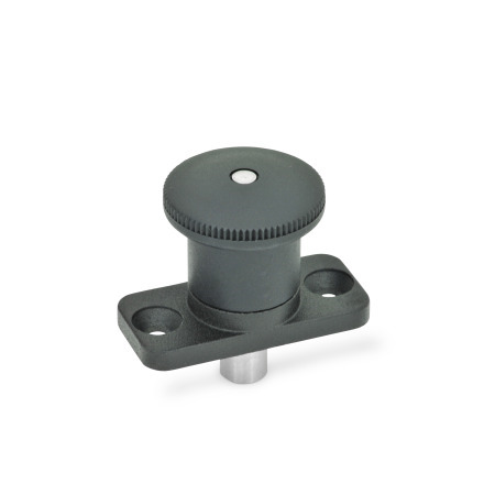 Miniraster GN 822.8: Zink-Druckguss, mit und ohne Rastsperre