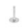 GN 44 Piedini di livellamento, acciaio INOX AISI 316 L Tipo (base): B0 - Senza disco antiscivolo, con 2 fori di montaggio
Versione (vite): S - Senza dado, esagono esterno in basso