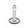 GN 41 Piedini di livellamento, acciaio INOX AISI 304 Tipo (base): D1 - Con disco antiscivolo, con aggancio a clip, colore nero
Versione (vite): UK - Con dado, esagono interno in alto e sede per chiave in basso