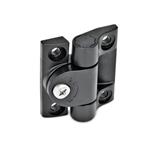 Hinges, Plastic, with Adjustable Friction