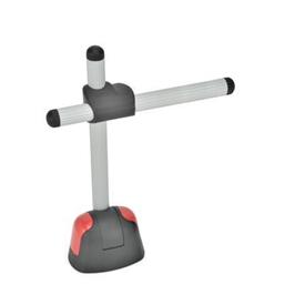 GN 177 Universal Work Holding and Positioning Fixtures, Plastic Color of the cover cap: DRT - Red, RAL 3000, shiny finish