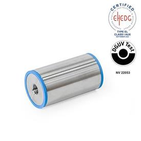 GN 6226 Spacers, Stainless Steel , Hygienic Design Type: A3 - Through-hole with thread on both sides<br />Material (sealing ring): E - EPDM