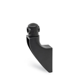 GN 6476.3 Side Guide Bracket, Plastic, Swiveling 