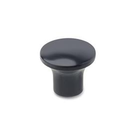 GN 76 Mushroom Shaped Knobs, Plastic Type: D - With internal thread