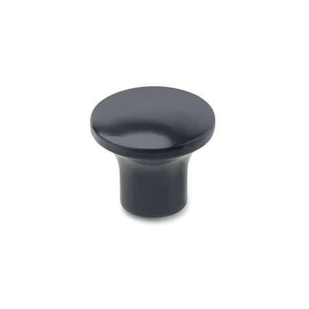GN 76 Mushroom Shaped Knobs, Plastic Type: D - With internal thread