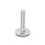 GN 44 Piedini di livellamento, acciaio INOX AISI 316 L Tipo (base): D3 - Con disco antiscivolo, vulcanizzata, colore nero
Versione (vite): T - Senza dado, sede per chiave in basso