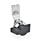 GN 115 Latches, Zinc Die Casting, with Operating Elements, Housing Collar Chrome Plated Type: SK - With wing knob