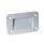 GN 7330 Gripping Trays, Zinc Die Casting, Screw-In Type Type: A - Mounting from the operator's side (for identification no. 2 with four countersunk sealing screws)
Identification no.: 1 - Without Seal
Finish: SR - Silver, RAL 9006, textured finish