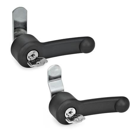 GN 623.1 (ELCK) Latches with Lever, With and Without Lock