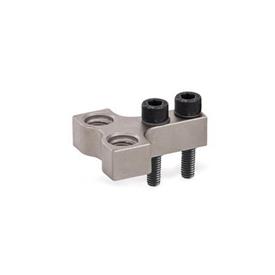 GN 867 Holders for Clamping Bolts Type: Z - for two clamping bolts<br />Finish: NC - Chemically nickel plated