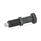GN 617.2 Indexing Plungers, Plastic, Plunger Pin Stainless Steel, with and without Rest Position Material: NI - Stainless steel
Type: C - With rest position, without lock nut