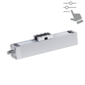 GN 8910 Profile Linear Actuators, Aluminum, Spindle Steel / Stainless Steel, with One Carriage 