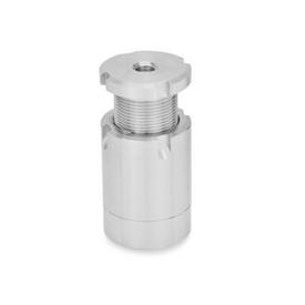 GN 360 Edelstahl-Ausgleich-Stellfüße Werkstoff: NI - Edelstahl<br />Form: A - ohne Kontermutter<br />Fußdurchmesser d<sub>1</sub>: 40