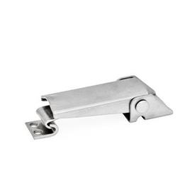GN 831 Toggle Latches, Steel / Stainless Steel Material: NI - Stainless steel<br />Type: A - Without safety catch<br />Identification No.: 1 - Long type