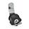 GN 217 Latches, Knob Plastic / Latch Arm Steel, with / without Lock Specification: B - With off-set latch arm
Version: SL - With lock, lockable by turning left (different locks)