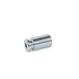 GN 1050.1 Studs, for Quick Release Couplings GN 1050, Steel Type: I - With internal thread