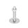 GN 41 Piedini di livellamento, acciaio INOX AISI 304 Tipo (base): B0 - Senza disco antiscivolo, con 2 fori di montaggio
Versione (vite): VK - Con dado, esagono esterno in alto e sede per chiave in basso