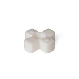 GN 2240.1 Coupling Spiders for GN 2240 / GN 2241 Hardness: WS - 92 Shore A, white