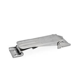 GN 821 Toggle Latches, Steel / Stainless Steel Type: A - Without safety catch<br />Material: NI - Stainless steel<br />Identification No.: 1 - Long type