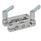 GN 474.3 Abrazaderas de ejes paralelos con eje ajustable, aluminio Tipo: K - Con dos empuñaduras y dos tornillos de cabeza Allen
Acabado: MT - mate, mecanizado fino