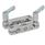 GN 474.3 Parallel Mounting Clamps with Adjustable Spindle, Aluminum Type: K - With two hand levers and two socket cap screws
Finish: MT - Matte, ground