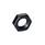 ISO 8675 Thin Hex Nuts, Steel, with Metric Fine Thread Finish: BT - Blackened