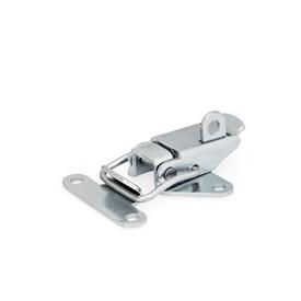 GN 832.2 Toggle Latches, Steel / Stainless Steel Material: ST - Steel<br />Type: V - With hole for padlock (only in ST)