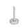 GN 31 Piedini di livellamento, acciaio INOX, con disco antiscivolo Tipo (base): B4 - Finitura matt da sabbiatura, gomma vulcanizzata, colore bianco
Versione (vite): S - Senza dado, esagono esterno in basso