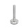 GN 31 Piedini di livellamento, acciaio INOX, con disco antiscivolo Tipo (base): C3 - Finitura lucida, gomma vulcanizzata, nero
Versione (vite): T - Senza dado, sede per chiave in basso