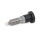 GN 81700 Indexing Plungers, Steel / Stainless Steel, with Special Tip Type: B - Without rest position, without lock nut
Plunger pin type: KA - Rounded tip, plastic-coated
Material: NI - Stainless steel