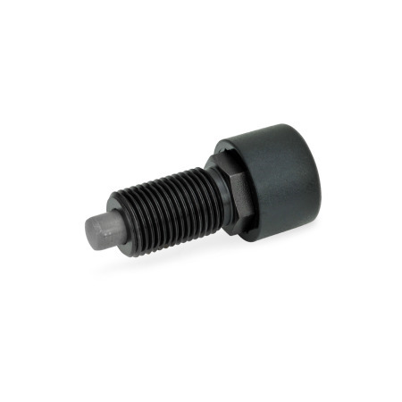 Locking Plungers GN 514: Steel, with Cardioid Curve Mechanism (Retractable Pen Principle)