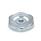 GN 227.6 Handwheels, Pressed Steel, for Valves Finish: ZB - Zinc plated, blue passivated