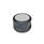 GN 624.5 Control Knobs, Plastic, Bushing Stainless Steel, Softline Color of the cover cap: DGR - Gray, RAL 7035, matte finish