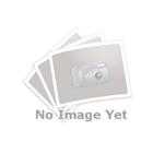 Stainless Steel Plates with Tapped Holes, for Hinges GN 7241, GN 7243, GN 7247