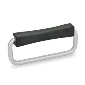 GN 425.9 Stainless Steel Folding Handles Type: A - Mounting from the back with thread<br />Identification no.: 3 - Handle 180° foldaway<br />Finish: SW - Black, RAL 9005, textured finish