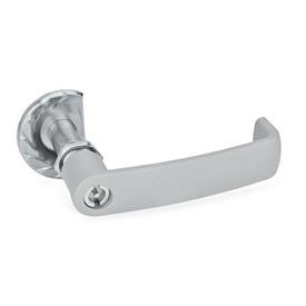 GN 119.3 Latches with Cabinet U-Handle Type: VDE - With double bit<br />Finish: SR - Silver, RAL 9006, textured finish