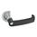 GN 119.3 Latches with Cabinet U-Handle Type: DK - With triangle
Finish: SW - Black, RAL 9005, textured finish