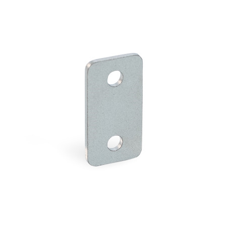 GN 4490.2 Plaques de montage, pour les supports pour doigt d'indexage des loquets à billes GN 4490, inox 