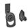 GN 115.5 Latches, Plastic, for Snap-In Mounting, Operation with Socket Key Type: VDE - With double bit
Finish: SW - Black, RAL 9005, textured finish
Identification no.: 3 - Lock housing with stop, round with handle
