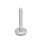 GN 31 Piedini di livellamento, acciaio INOX, con disco antiscivolo Tipo (base): B3 - Finitura matt da sabbiatura, gomma vulcanizzata, colore nero
Versione (vite): V - Senza dado, esagono esterno in alto e sede per chiave in basso