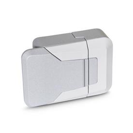 GN 936 Slam Latches, with and without Lock Type: SL - Not lockable<br />Color: SR - Silver, RAL 9006, textured finish