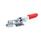 GN 851 Latch Type Toggle Clamps, Steel, for Pulling Action Type: T2 - With square U-bolt, with catch