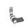 GN 516.5 Rotary Clamping Latches, Stainless Steel , Operation with Socket Key / Operating Element Type: HG - With lever