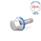 GN 1580 Tornillos, acero inoxidable, diseño higiénico Acabado: MT - Mate (Ra < 0.8 µm)
Material (anillo de sellado): E - EPDM