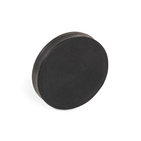 Retaining Magnets GN 51.1: Neodymium-Iron-Boron, Magnetic on Both Sides, with Rubber Jacket